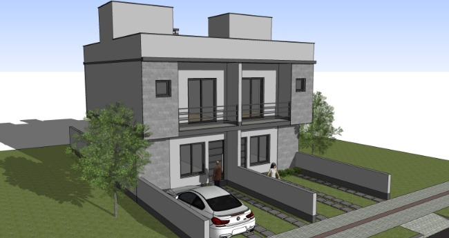 Sobrado, com 81m², 2 dormitórios no bairro Parque da Matriz em Cachoeirinha para Comprar